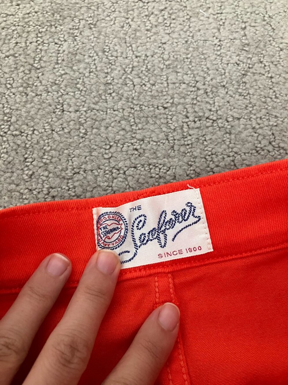 Seafarer Red Circe Jeans NWOT - Picture 3 of 5